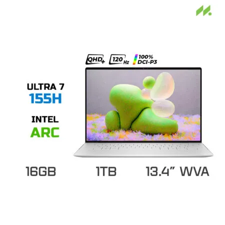 Laptop Dell XPS 13 9340 HXRGT (Ultra 7 155H, Arc Graphics, RAM 16GB LPDDR5X, SSD 1TB, 13.4 Inch WVA QHD+ 120Hz Touch, Win11/Office HS 21)