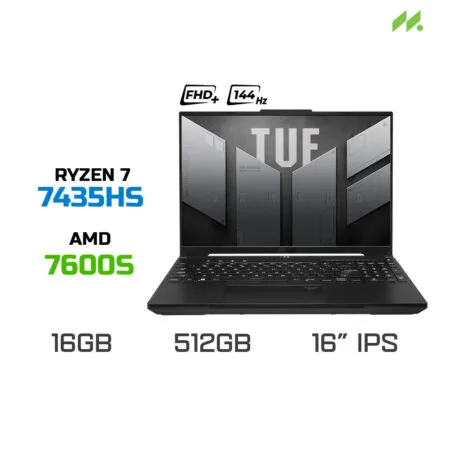 Laptop Gaming Asus TUF Gaming A16 Advantage Edition 2023 FA617NSR-RL100W (Ryzen 7 7435HS, RX 7600S 8GB, Ram 16GB DDR5, SSD 512GB, 16 Inch 144Hz FHD+, Win 11)