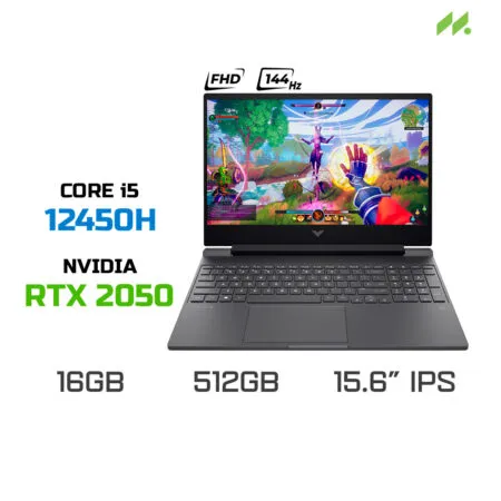 Laptop Gaming HP VICTUS 15-fa1155TX 952R1PA_16G (i5-12450H, RTX 2050 4GB, RAM 16GB DDR4, SSD 512GB, 15.6 Inch IPS 144Hz FHD)
