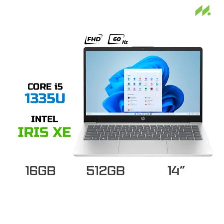 Laptop HP 14-ep0112TU 8C5L1PA (i5-1335U, Iris Xe Graphics, RAM 16GB DDR4, SSD 512GB, 14 Inch FHD 60Hz)
