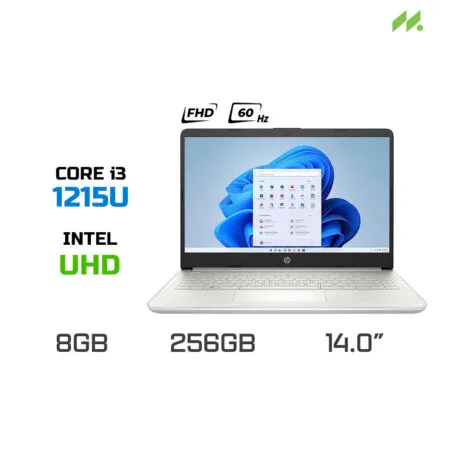 Laptop HP 14s-dq5122TU 8W356PA (i3-1215U, UHD Graphics, RAM 8GB DDR4, SSD 256GB, 14 Inch FHD 60Hz, Win 11)