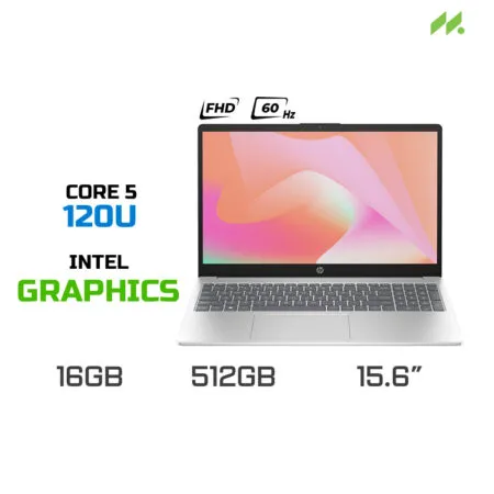 Laptop HP 15-fd1045TU 9Z2X1PA (Core 5 120U, Intel Graphics, RAM 16GB DDR4, SSD 512GB, 15.6 Inch FHD 60Hz)