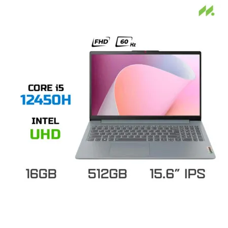 Laptop Lenovo IdeaPad Slim 3 15IAH8 83ER000EVN (i5-12450H, UHD Graphics, RAM 16GB LPDDR5, SSD 512GB, 15.6 Inch IPS FHD 60Hz, Win 11)