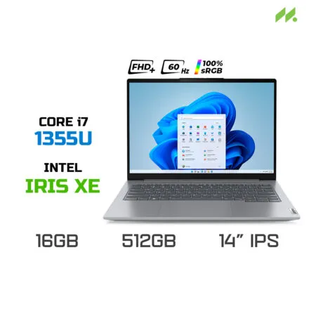 Laptop Lenovo ThinkBook 14 G6 IRL 21KG00BQVN (i7-1355U, Iris Xe Graphics, RAM 16GB DDR5, SSD 512GB, 14 Inch IPS WUXGA 100% sRGB)
