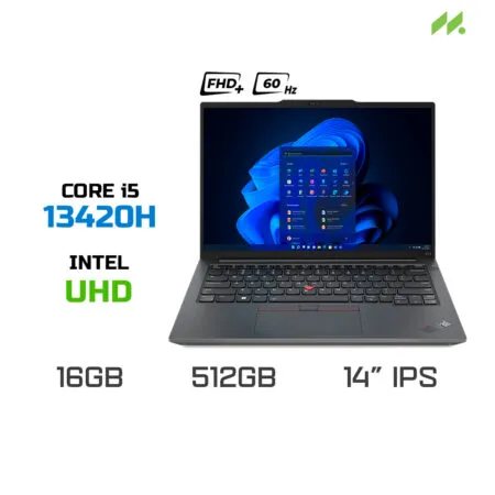 Laptop Lenovo ThinkPad E14 Gen 5 21JK00PDVA (i5-13420H, UHD Graphics, RAM 16GB DDR4, SSD 512GB, 14 Inch IPS WUXGA 60Hz)