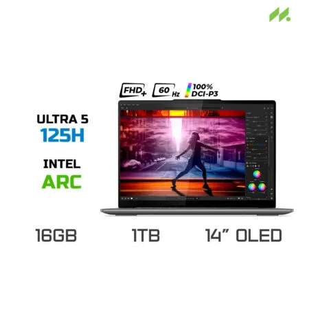 Laptop Lenovo Yoga Slim 7 14IMH9 83CV008EVN (Ultra 5 125H, Arc Graphics, Ram 16GB LPDDR5X, SSD 1TB, 14 Inch OLED FHD+ 60Hz 100% DCI-P3, Win 11/Office HS 24)