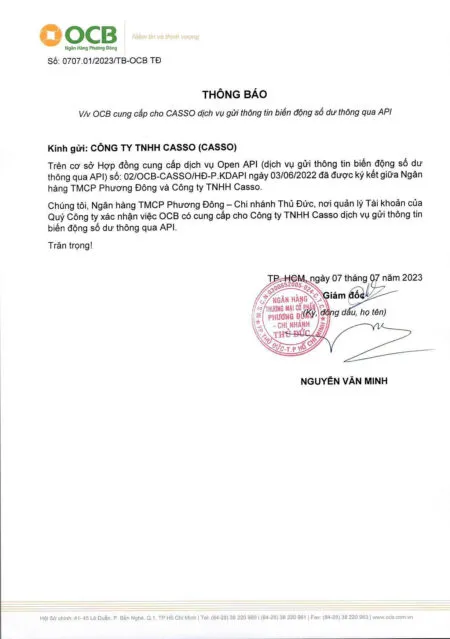 Loa Thanh Toan Ocb 15