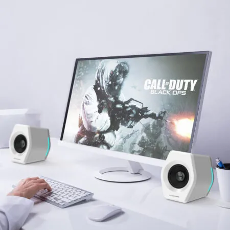 Loa Vi Tinh Edifier G2000 White Rgb Bluetooth 16w X2 7