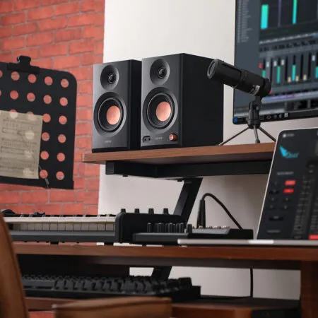 Loa Vi Tinh Edifier Mr3 Black Bluetooth Hi Res Audio 18w X2 Rms 5