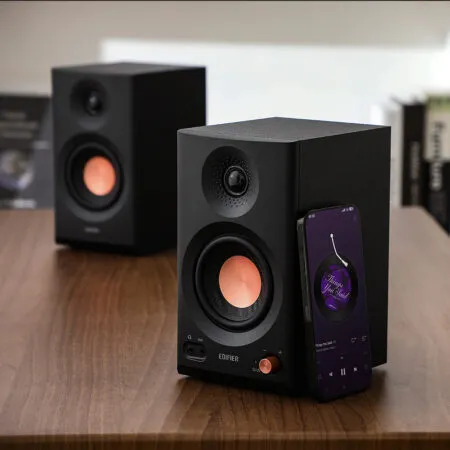 Loa Vi Tinh Edifier Mr3 Black Bluetooth Hi Res Audio 18w X2 Rms 7