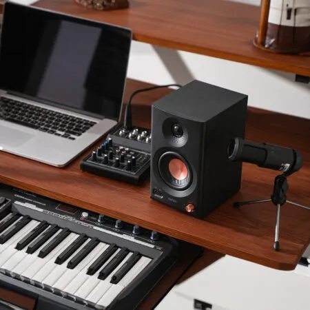 Loa Vi Tinh Edifier Mr3 Black Bluetooth Hi Res Audio 18w X2 Rms 9