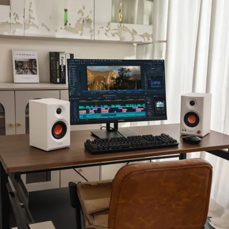 Loa Vi Tinh Edifier Mr3 White Bluetooth Hi Res Audio 18w X2 Rms 4