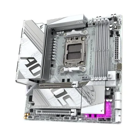 Mainboard Pc Gigabyte B850m Aorus Elite Wifi6e Ice 01