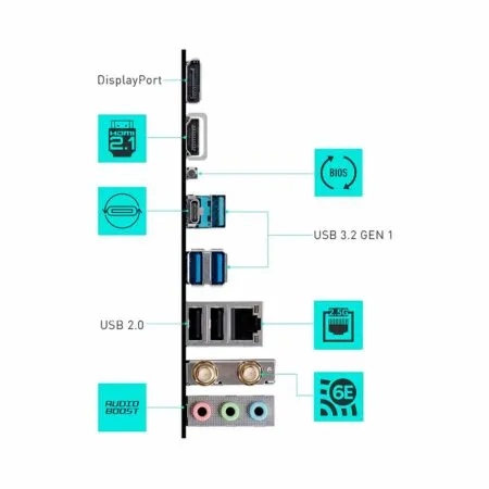 Mainboard Pc Msi B650m Gaming Wifi 01