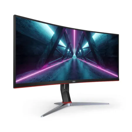 Man Hinh Cong 2k Aoc 34 Inch Va 144hz 2 1