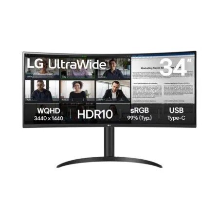 Màn hình cong LG UltraWide 34 Inch 2K VA 100Hz 34WR55QK-B.ATV