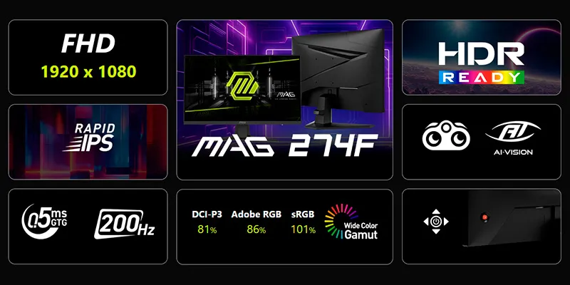 Man Hinh Msi Mag 274f Ips 27 Inch Fhd 200hz Hdr 06