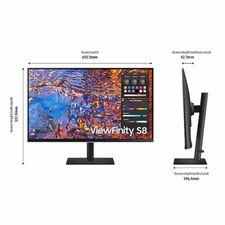 Man Hinh Samsung Viewfinity S80pb 4k 27 Inch Ips 60hz Ls27b800pxexxv 2 1
