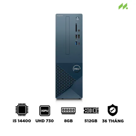 Máy bộ Dell Inspiron Small 3030S 71047525 (i5-14400, UHD 730, Ram 8GB DDR5, SSD 512GB, Windows 11, USB Keyboard & Mouse)