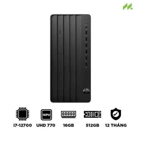 Máy bộ HP Pro Tower 280 G9 9H9C2PT (i7-12700, UHD 770, RAM 16GB DDR4, SSD 512GB, Windows 11 SL, USB Keyboard & Mouse)