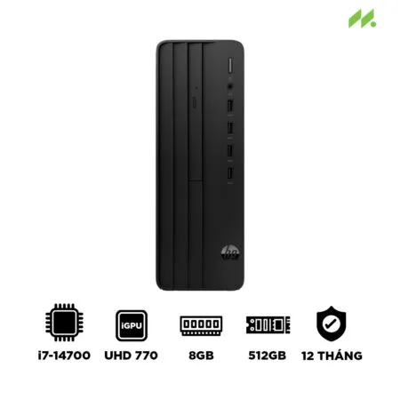 Máy bộ HP Pro Tower 280 G9 AY2G2PT (i7-14700, UHD 770, RAM 8GB DDR4, SSD 512GB, Windows 11 SL, USB Keyboard & Mouse)