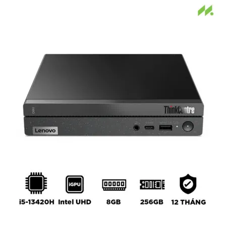 Máy bộ Lenovo ThinkCentre Neo 50q Gen 4 12LN008FVN (i5-13420H, UHD Graphics, RAM 8GB DDR4, 256GB SSD, USB Keyboard & Mouse, Win 11)