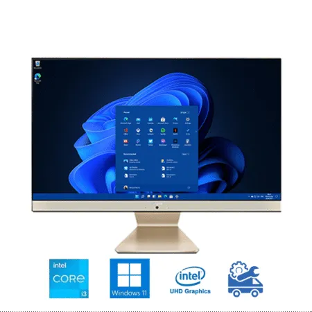 Máy tính All In One ASUS V241 24 Inch IPS V241EAK-BA126W (i3-1115G4, UHD Graphics, Ram 4GB, 512GB SSD, Windows 11, Wireless Keyboard & Mouse)