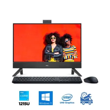 Máy tính All In One Dell Inspiron 5410 24 Inch 6NXTF (i3-1215U, UHD Graphics, Ram 8GB, 256GB SSD, Windows 11 64-bit, Wireless Keyboard & Mouse)