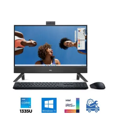 Máy tính All In One Touch Dell Inspiron 5420 24 Inch FNRJ15 (i5-1335U, Iris Xe Graphics, Ram 16GB, 512GB SSD, Windows 11 64-bit, Wireless Keyboard & Mouse)