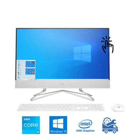 Máy tính All In One Touch HP 24-df1032d 24 Inch IPS 4B6E5PA (i3-1125G4, UHD Graphics, Ram 8GB, 512GB SSD, Windows 10 64-bit, Wireless Keyboard & Mouse)
