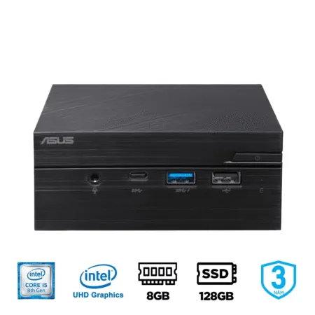 Máy tính Asus Mini PC PN61 PN61-B5120MT (i5-8265U, UHD Graphics, Ram 8GB, SSD 128GB)