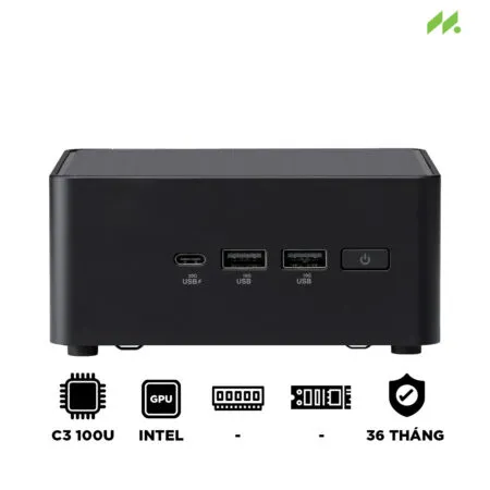 Máy tính Mini PC ASUS NUC 14 Pro RNUC14RVHI300001I (Core 3 100U, Intel Graphics)