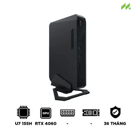 Máy tính Mini PC ASUS NUC 14 Performance RNUC14SRKU710001I (Ultra 7 155H, RTX 4060 8GB)