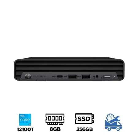 Máy tính Mini PC HP Pro 400 G9 73D17PA (i3-12100T, UHD 730, Ram 8GB, SSD 256GB, Windows 11, USB Keyboard & Mouse)