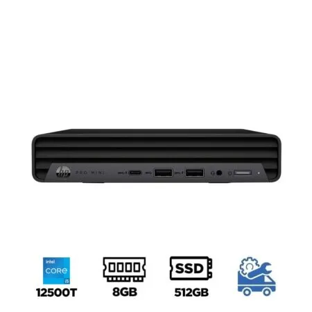 Máy tính Mini PC HP Pro 400 G9 73D19PA (i5-12500T, UHD 770, Ram 8GB, SSD 512GB, Windows 11, USB Keyboard & Mouse)