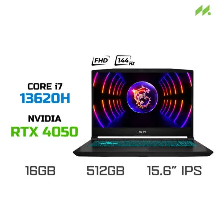 Laptop Gaming MSI Katana 15 B13VEK-2256VN (i7-13620H, RTX 4050 6GB, RAM 16GB, SSD 512GB, 15.6 Inch FHD 144Hz)