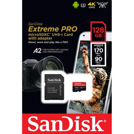 Micro Sandisk Extreme Pro A2 128 04 1