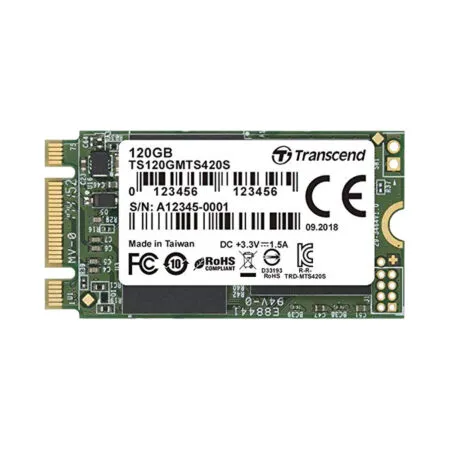 SSD Transcend M.2 2242 SATA III 120GB MTS420S 3D-NAND TS120GMTS420S
