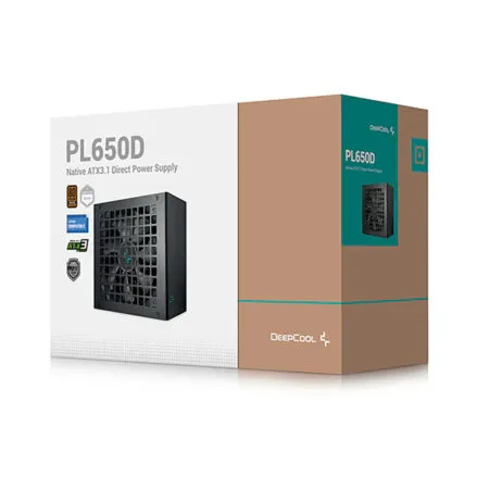 Nguon May Tinh Deepcool Pl650d Pcie5 650w 80 Plus Bronze R Pl650d Fc0b Eu V2 06