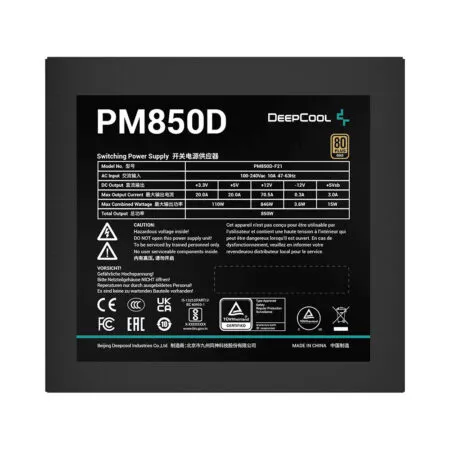 Nguon May Tinh Deepcool Pm850d 850w 80 Plus Gold R Pm850d Fa0b Eu 07 1