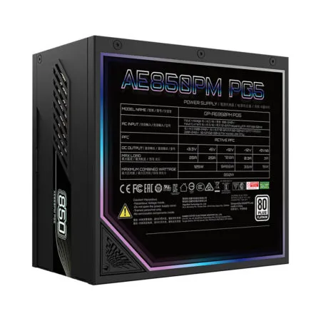 Nguon May Tinh Gigabyte Aorus Elite P850w Pcie5 850w 80 Plus Platinum Gp Ae850pm Pg5 06