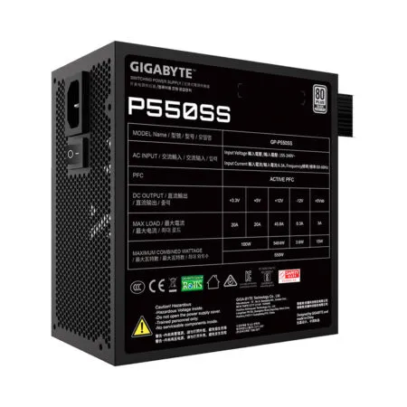 Nguon May Tinh Gigabyte P550ss 550w 80 Plus Silver Gp P550ss 05 1