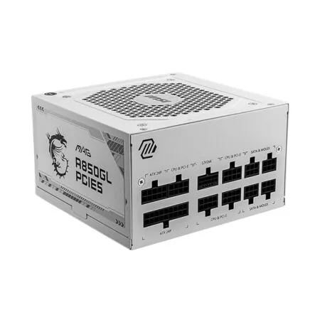 Nguon May Tinh Msi Mag A850gl Pcie5 White 850w 80 Plus Gold Mag A850gl Pcie5 White 1 1
