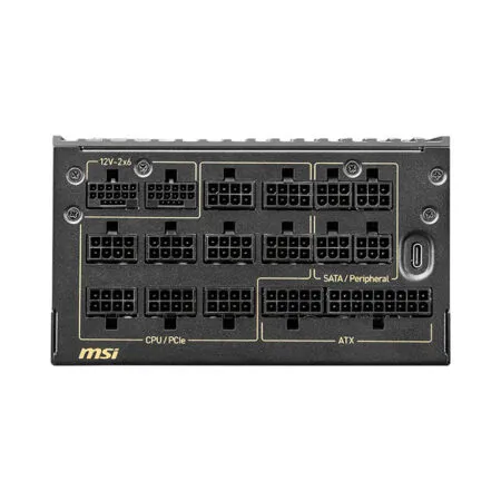 Nguon May Tinh Msi Meg Ai1600t Atx 3 1 Pcie 5 1 1600w 80 Plus Platinum Meg Ai1600t Pcie5 02