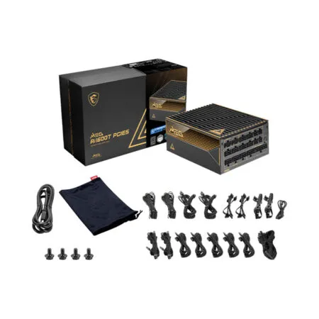 Nguon May Tinh Msi Meg Ai1600t Atx 3 1 Pcie 5 1 1600w 80 Plus Platinum Meg Ai1600t Pcie5 05