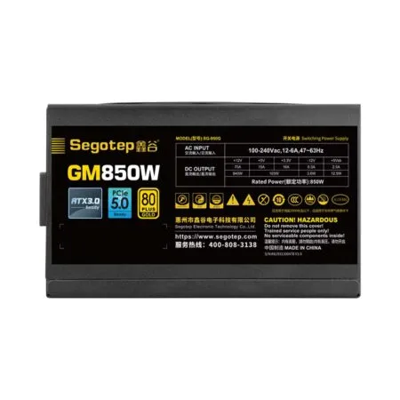 Nguon May Tinh Segotep Gm850w Black Pcie5 850w 80 Plus Gold Sg 950g Bk 2