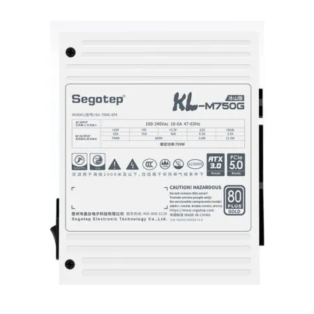Nguon May Tinh Segotep Kl M750g White Sfx Pcie5 750w 80 Plus Gold Sg Kl M750g White 2
