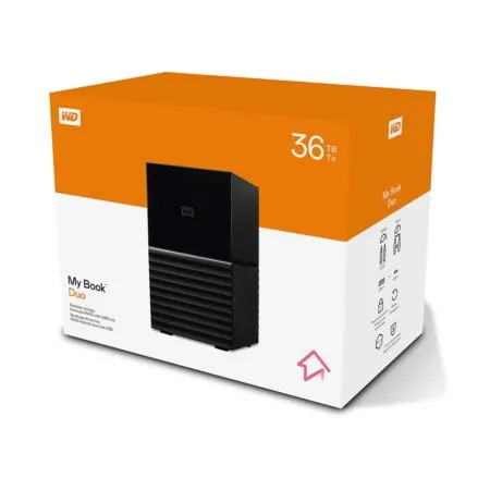 O Cung De Ban Hdd 36tb Western Digital My Book Duo Wdbfbe0360jbk Sesn 1