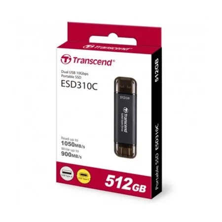 O Cung Di Dong External Ssd Transcend Esd310c Usb 3 2 Gen2x1 512gb Ts512gesd310c 1