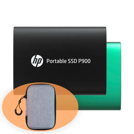Ổ cứng di động SSD 4TB HP P900 2000MB/s (Black/Green)